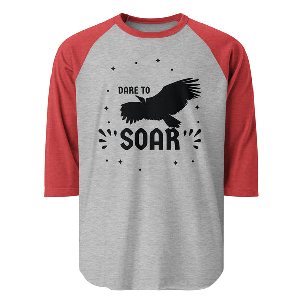 Dynamic "DARE TO SOAR" Motivational Shirt - - T-shirts