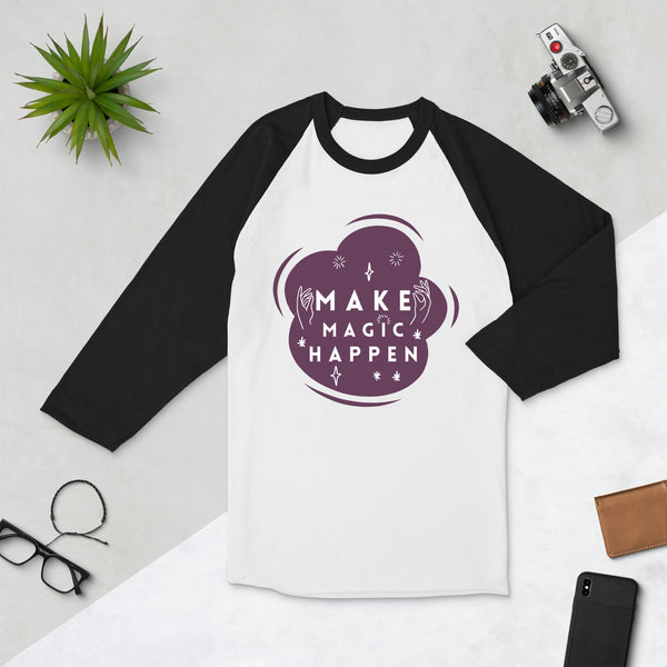 Conjure Your Dreams- Make Magic Happen Shirt - White Black - T-shirts