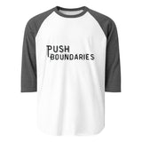 Break Limits - Push Boundaries Motivational Raglan - - T-shirts