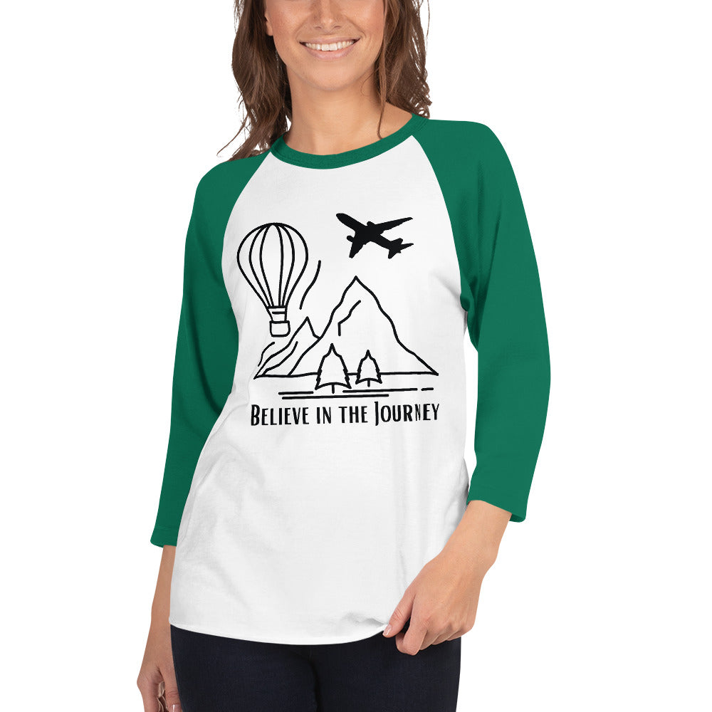 Believe in the Journey Adventure Tee - White Kelly - T-shirts