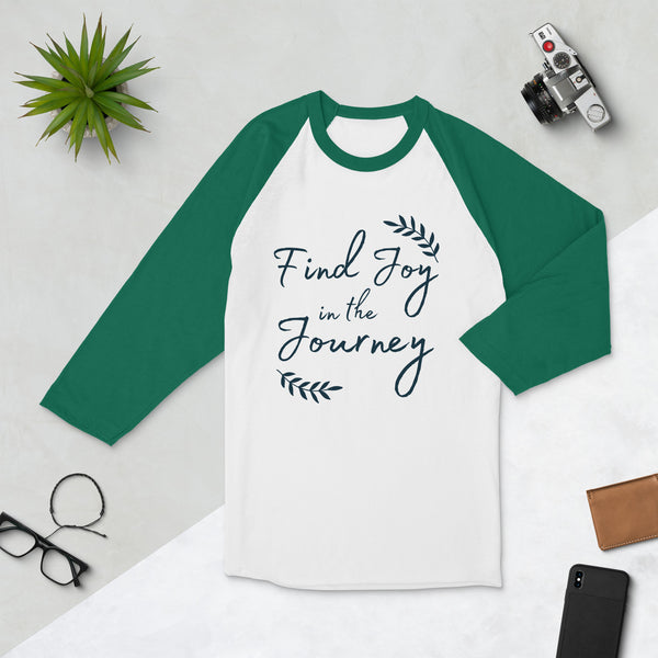 Find Joy in the Journey - Inspirational T-Shirt - White Kelly - T-shirts