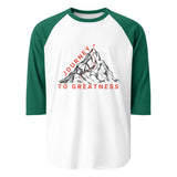 Redefine Your Path - Journey to Greatness Raglan Shirt - - T.shirts