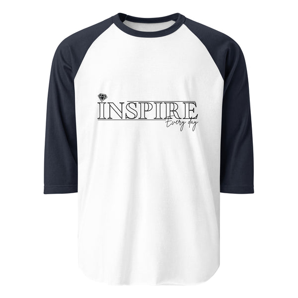 Empower with Style - Inspire Every Day Raglan - - T-shirts