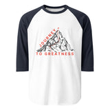 Redefine Your Path - Journey to Greatness Raglan Shirt - - T.shirts