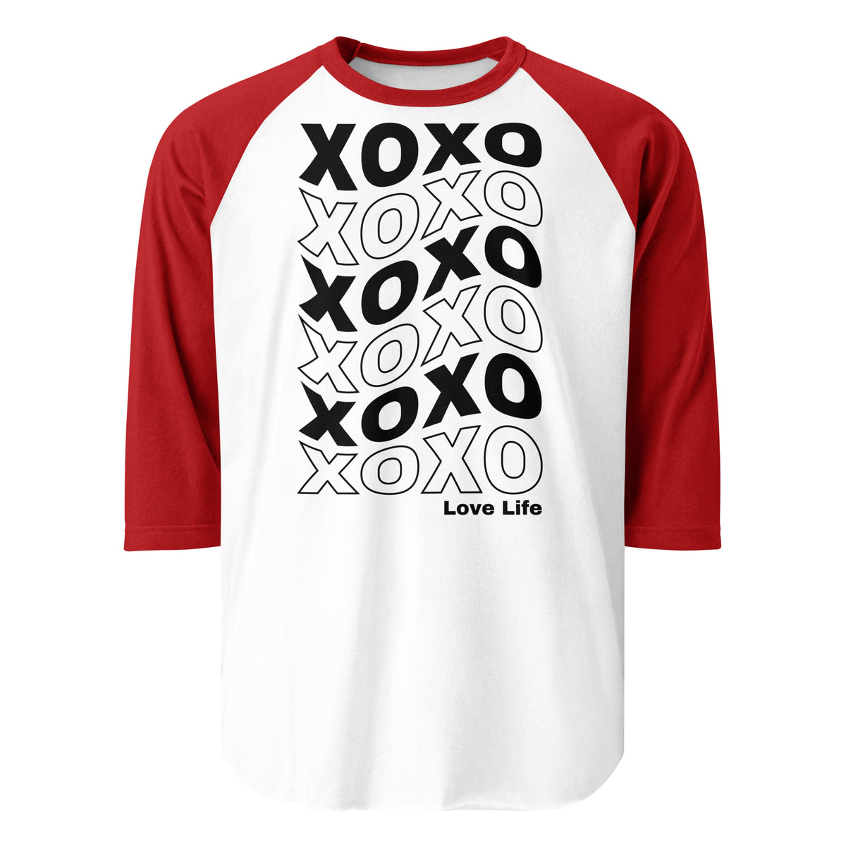 XO Pattern Motivational Shirt - - T.shirts