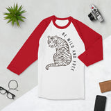 Empower Your Spirit - Tiger Freedom Tee - White Red - T-shirts