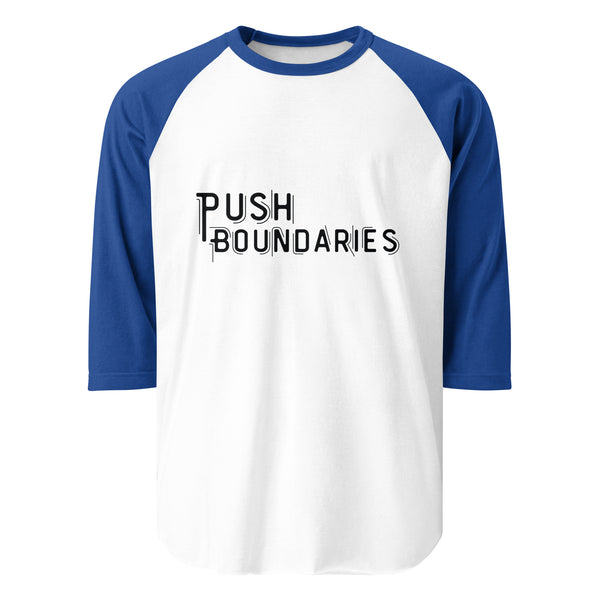 Break Limits - Push Boundaries Motivational Raglan - - T-shirts