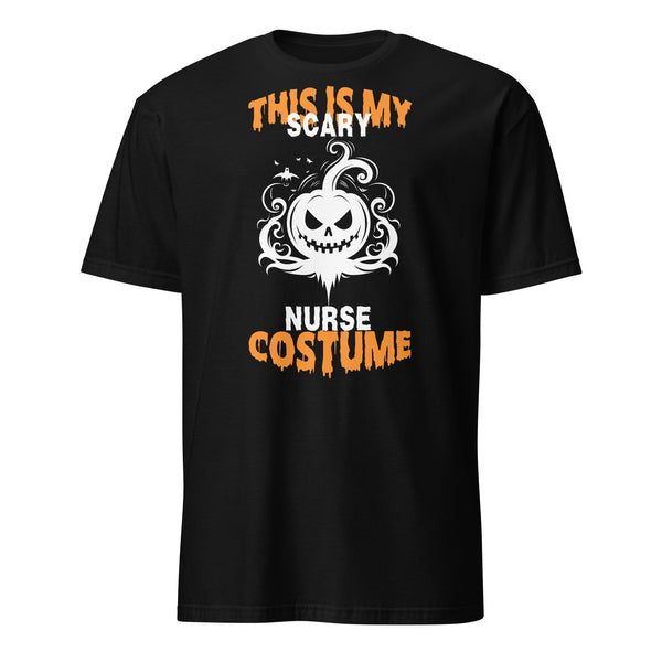 Pumpkin Grin Nurse Shirt - Halloween Fun - - Print Material