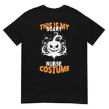 Pumpkin Grin Nurse Shirt - Halloween Fun - - Print Material