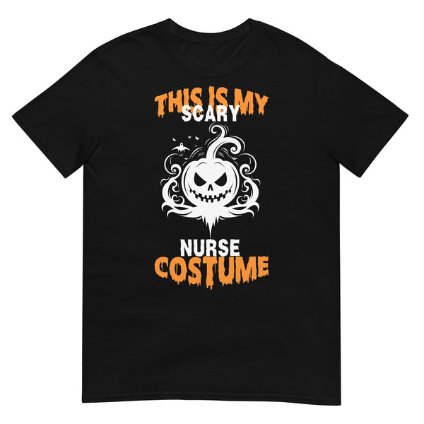 Pumpkin Grin Nurse Shirt - Halloween Fun - - Print Material