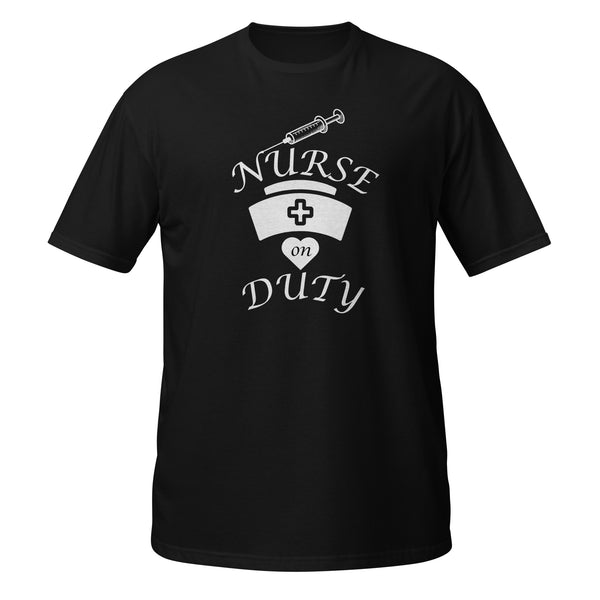 Needle Nurse - Honoring Healthcare with Our Nurse Duty Shirt - Black - Print Material