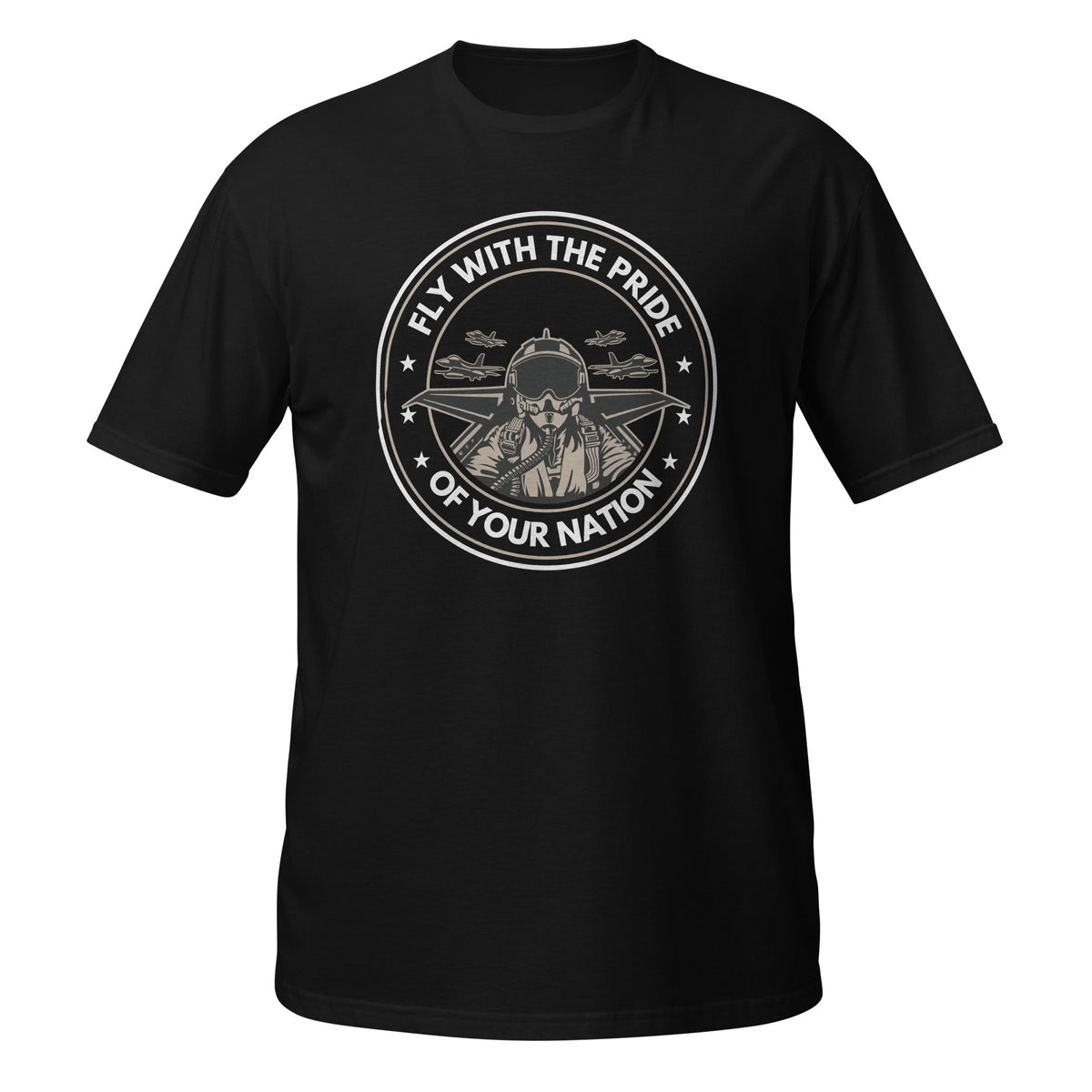 High-Flying Patriotism - Inspiring Pride in Every Flight - Black - T-Shirts