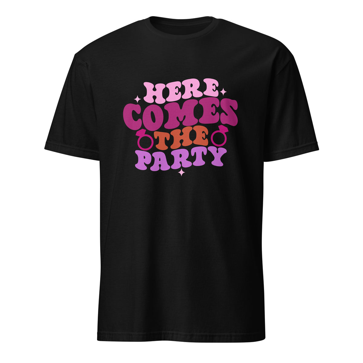 Party On - Express Your Festive Spirit with Our Dynamic Tee - - T-shirts