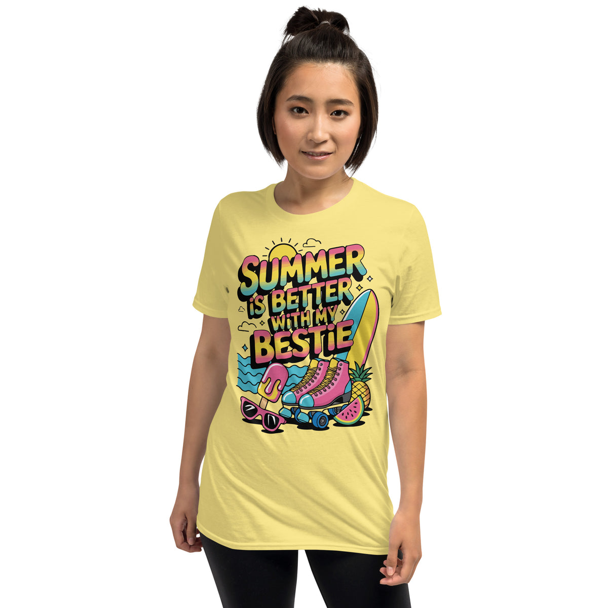 My Bestie Summer Shirt – Perfect BFF Gift - Cornsilk - T-Shirts