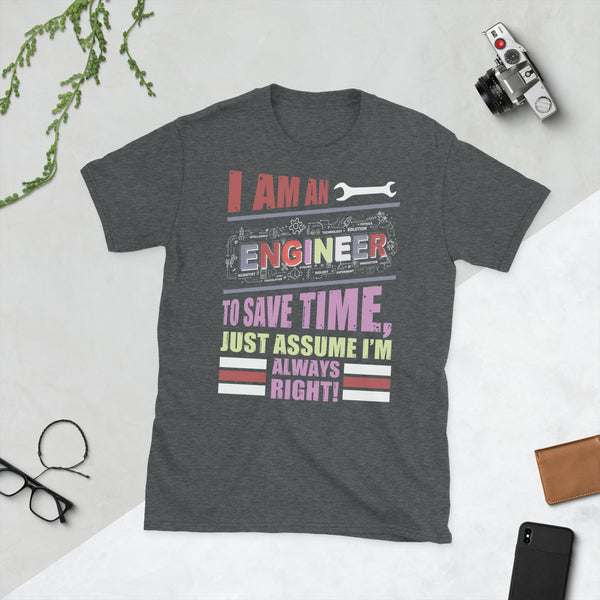 Engineering Wisdom - Always Right T-shirt - - T.shirts