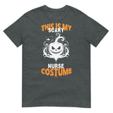 Pumpkin Grin Nurse Shirt - Halloween Fun - - Print Material