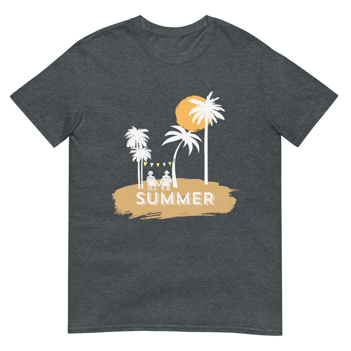 Sunset Bliss - Relive Summer Romance with Our Beach-Inspired Tee - - T-shirts