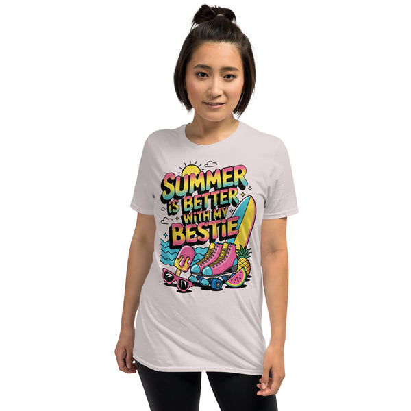 My Bestie Summer Shirt – Perfect BFF Gift - Ice Grey - T-Shirts