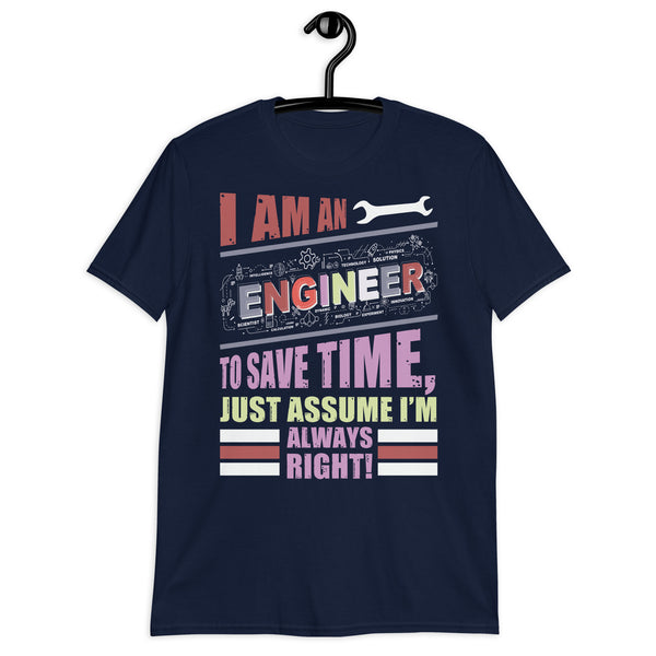 Engineering Wisdom - Always Right T-shirt - Navy - T.shirts