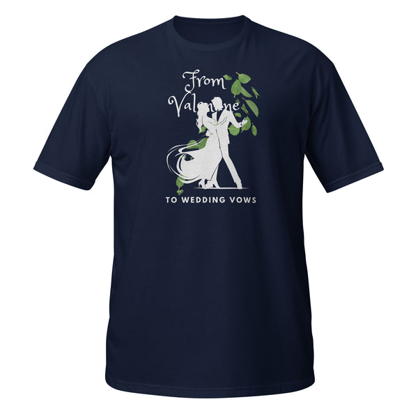 From Love's Beginning to Forever - A Story on a Shirt - Navy - T-shirts