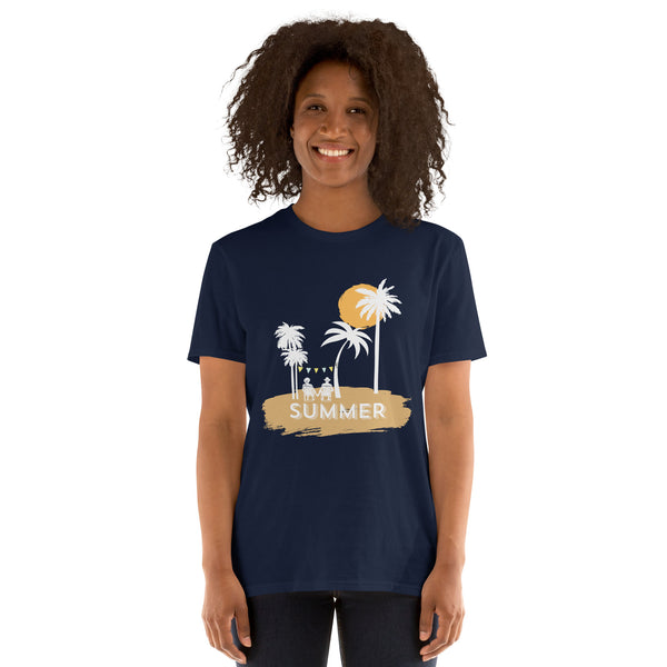 Sunset Bliss - Relive Summer Romance with Our Beach-Inspired Tee - - T-shirts