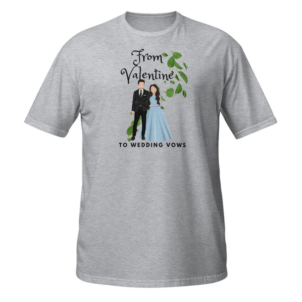 From Love's Beginning to Forever - A Story on a Shirt - Sport Grey - T-shirts