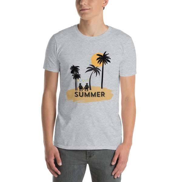 Sunset Bliss - Relive Summer Romance with Our Beach-Inspired Tee - - T-shirts