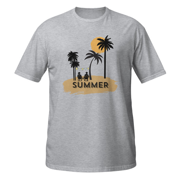 Sunset Bliss - Relive Summer Romance with Our Beach-Inspired Tee - - T-shirts