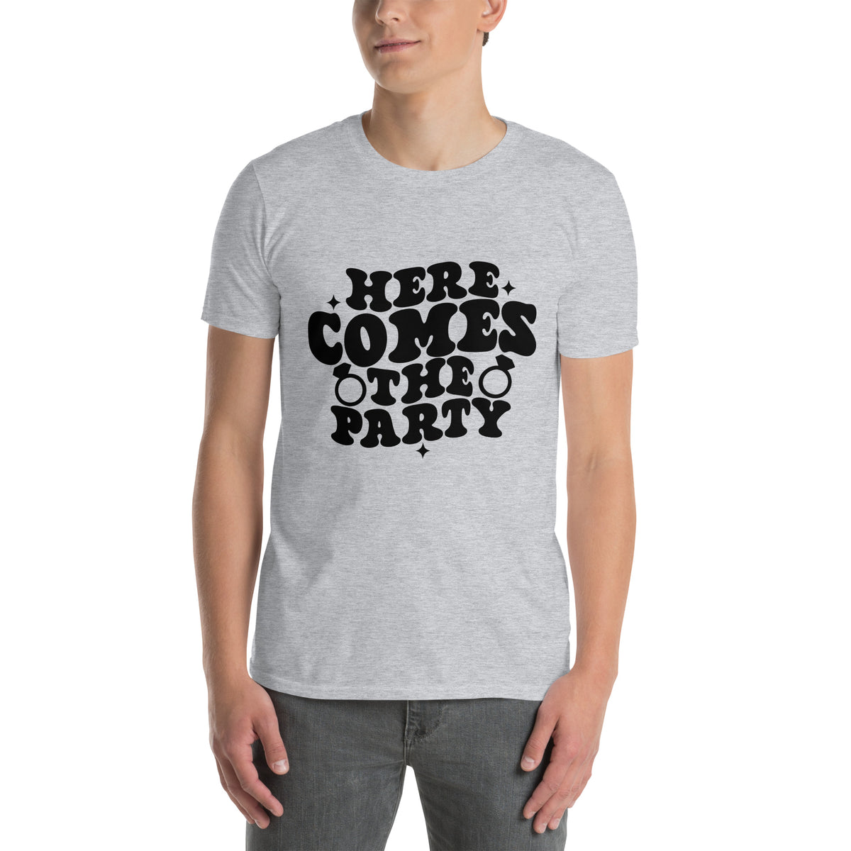 Party On - Express Your Festive Spirit with Our Dynamic Tee - - T-shirts