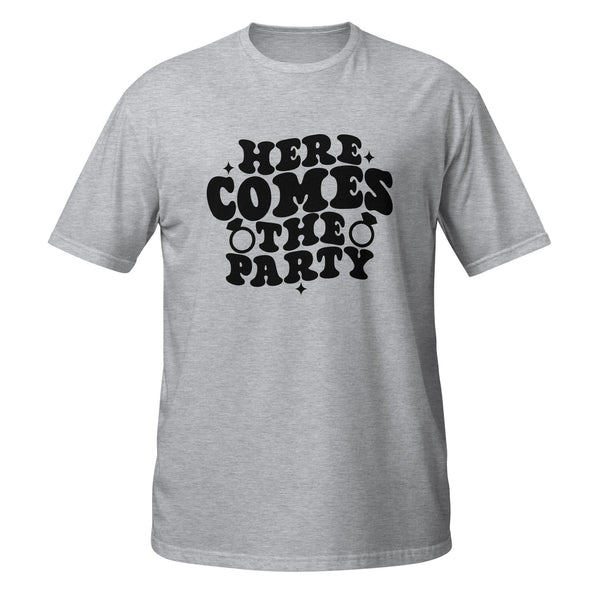 Party On - Express Your Festive Spirit with Our Dynamic Tee - Sport Grey - T-shirts