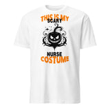 Pumpkin Grin Nurse Shirt - Halloween Fun - - Print Material