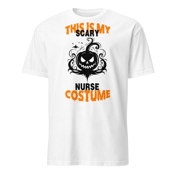 Pumpkin Grin Nurse Shirt - Halloween Fun - - Print Material