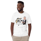 Classroom Cool - Channel Teacher Vibes with Our 'Keep Calm, I Am a Teacher' Tee - - Crewneck T-shirts