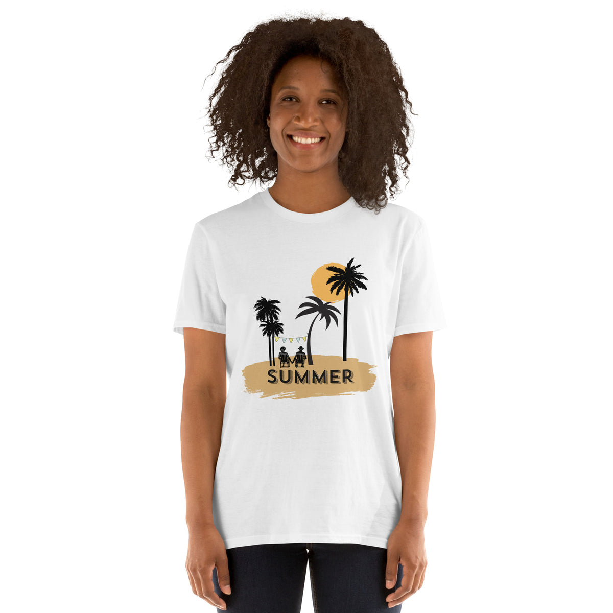 Sunset Bliss - Relive Summer Romance with Our Beach-Inspired Tee - - T-shirts