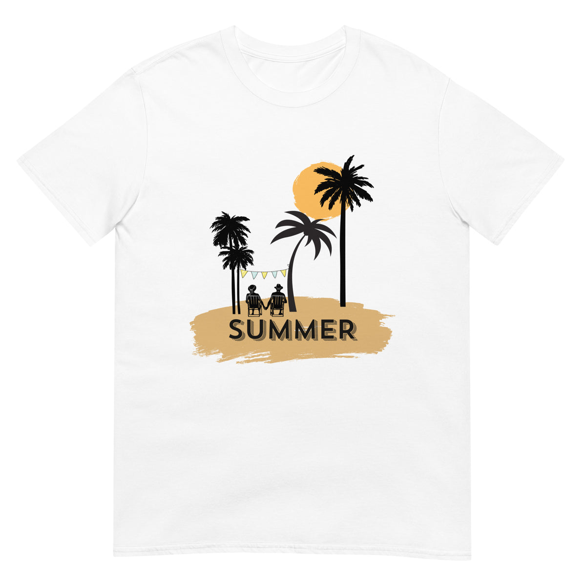 Sunset Bliss - Relive Summer Romance with Our Beach-Inspired Tee - - T-shirts