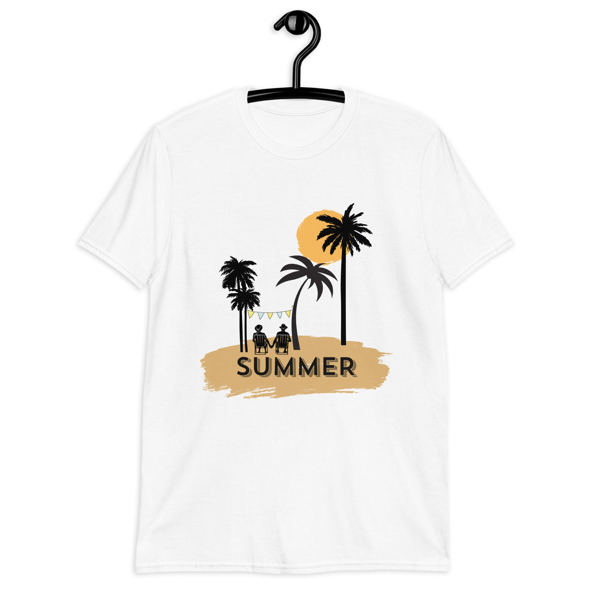 Sunset Bliss - Relive Summer Romance with Our Beach-Inspired Tee - - T-shirts