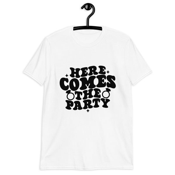 Party On - Express Your Festive Spirit with Our Dynamic Tee - - T-shirts