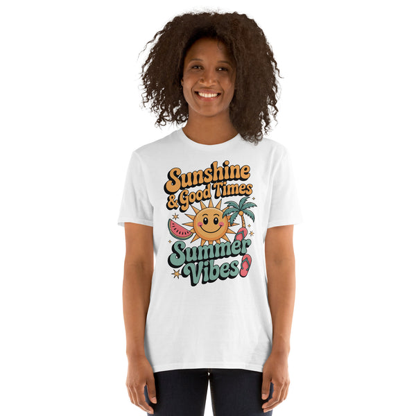 Feel-Good Summer Shirt – Gift of Smiles - White - T-Shirts