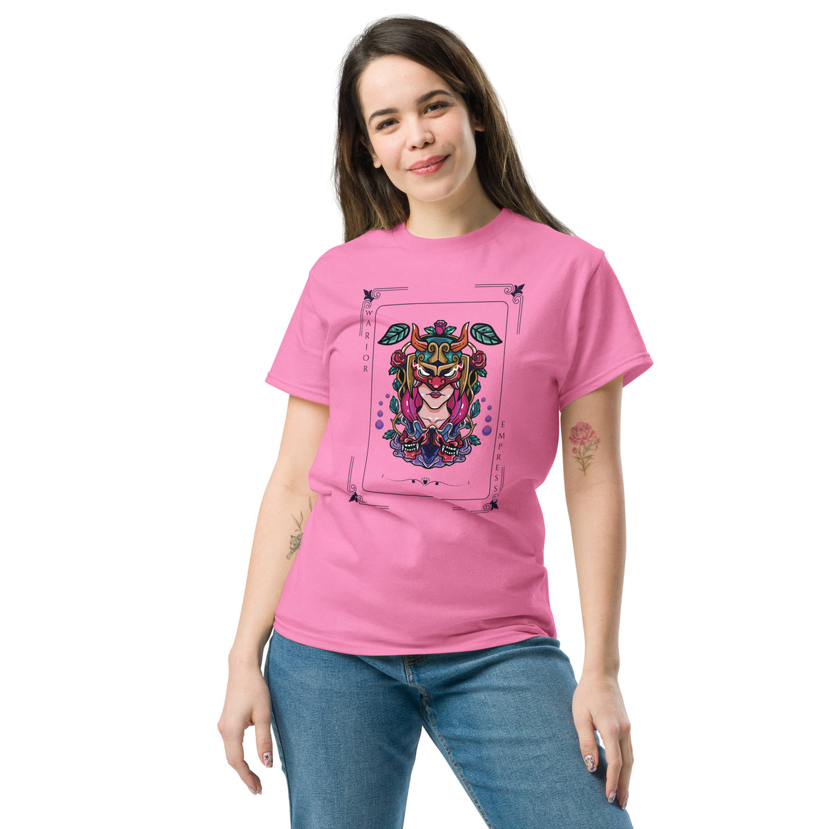 Warrior Empress Classic Tee – Bold Artistry & Emotional Resonance - - T-shirts