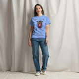 Warrior Empress Classic Tee – Bold Artistry & Emotional Resonance - Carolina Blue - T-shirts