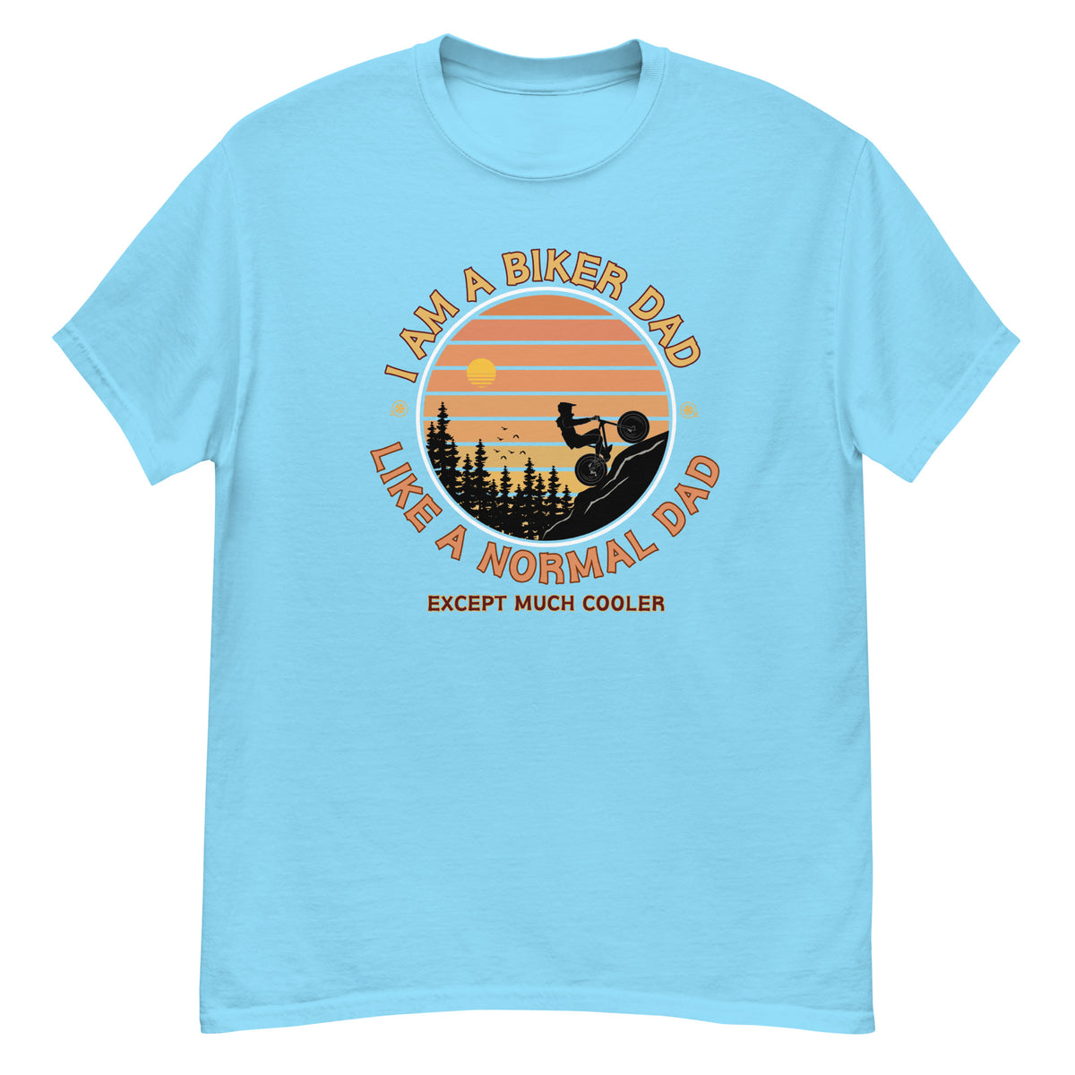 Rev Up Memories - Biker Dad Classic T.Shirt - - Print Material