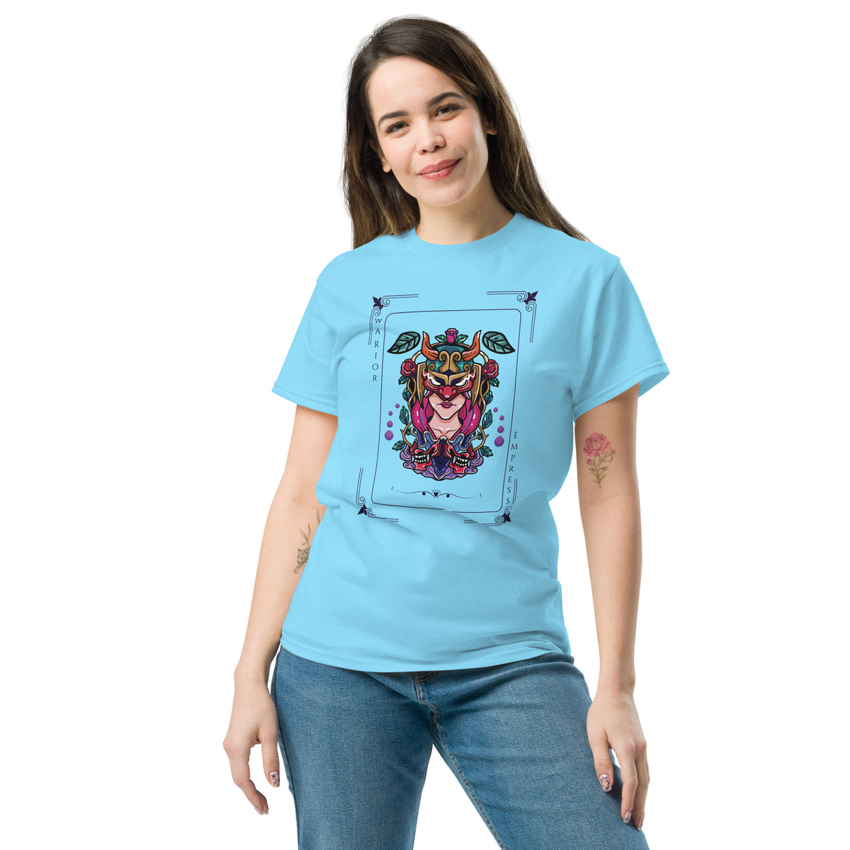 Warrior Empress Classic Tee – Bold Artistry & Emotional Resonance - - T-shirts