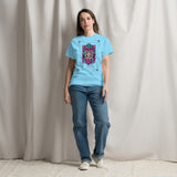 Sacred Bull Unisex Classic Tee - Mystical and Vibrant Design - Sky - T-shirts