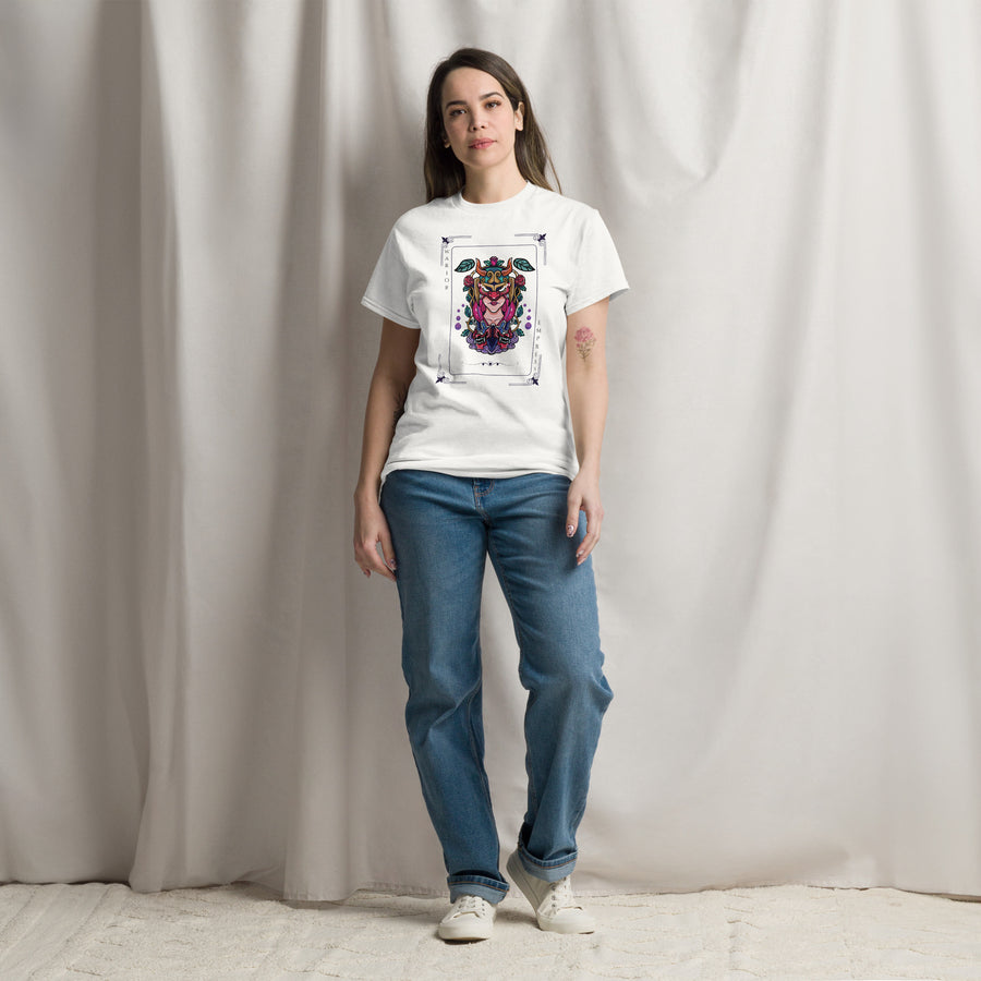 Cotton T-shirt – Bold Artistry & Emotional Resonance - White - T-shirts