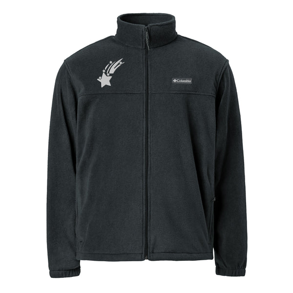 Stellar Memories - Embroidered Columbia Fleece Jacket - Black -