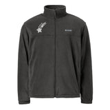 Stellar Memories - Embroidered Columbia Fleece Jacket - Charcoal Heather -