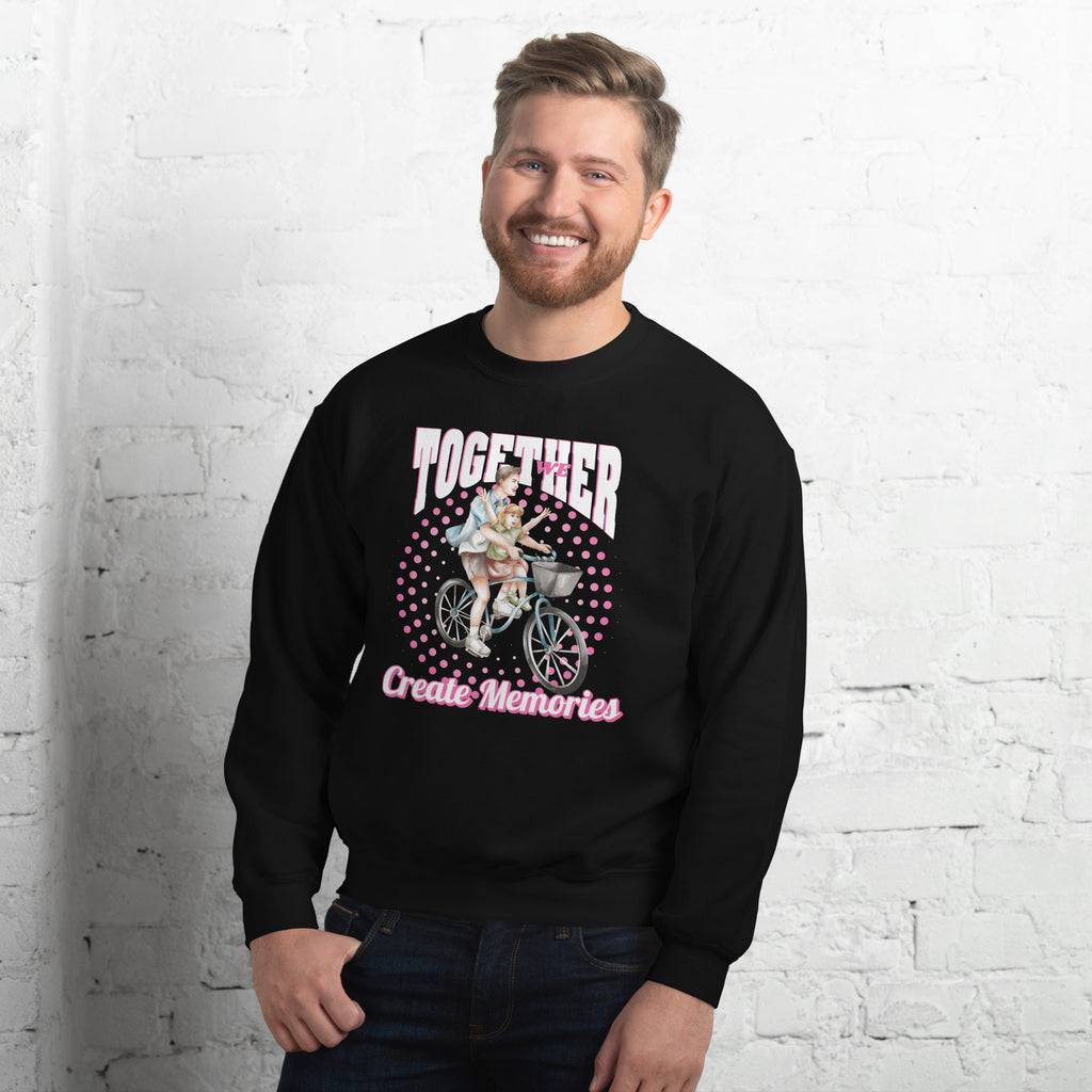 Creating Joyful Moments - Together with Dad - Black - Sweatshirts