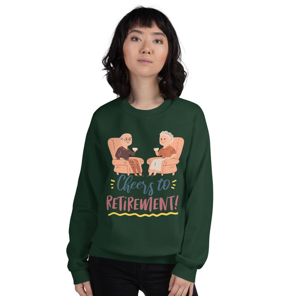 Wreath of Warmth - Celebrate the Holidays in Style - Forest Green - Sweatshirts