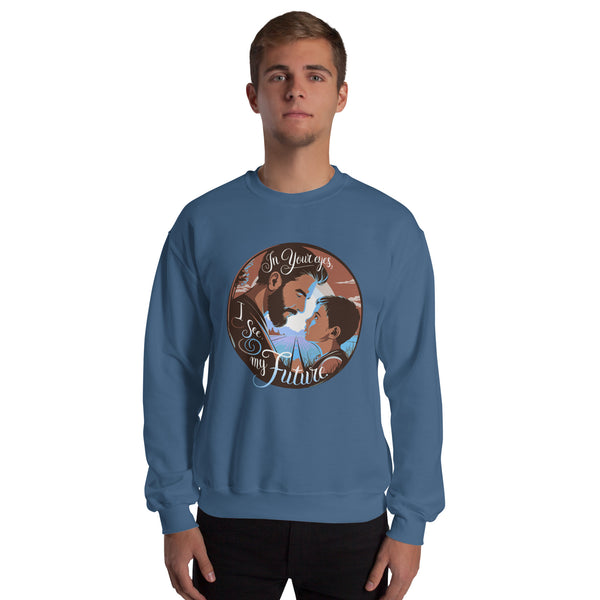 Guiding Light - Father’s Wisdom for the Journey Ahead - Indigo Blue - Sweatshirts