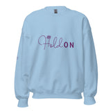 Hold On & Overthink - Cozy Unisex Sweatshirt - -